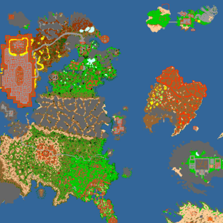 Tibia Game Map