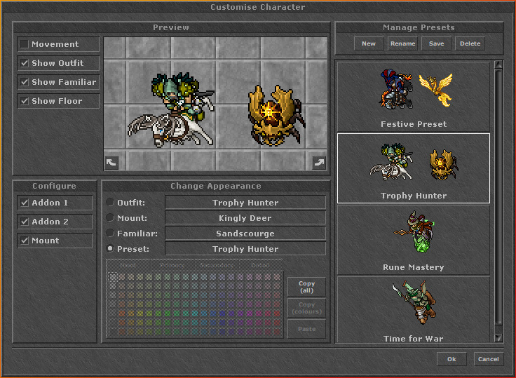 Additional Action Bars, Outfit Presets, and More - Forum - Tibia ~  
